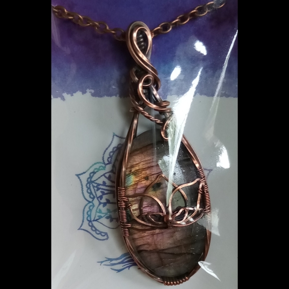 ✨ 3x HP ✨ Handmade 🪷 with Labradorite Necklace 🌅 - Picture 3 of 12